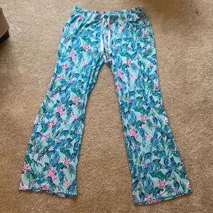 LNWOT- Lilly Pulitzer Pj Pants in Barking Up the Tree- Size Large